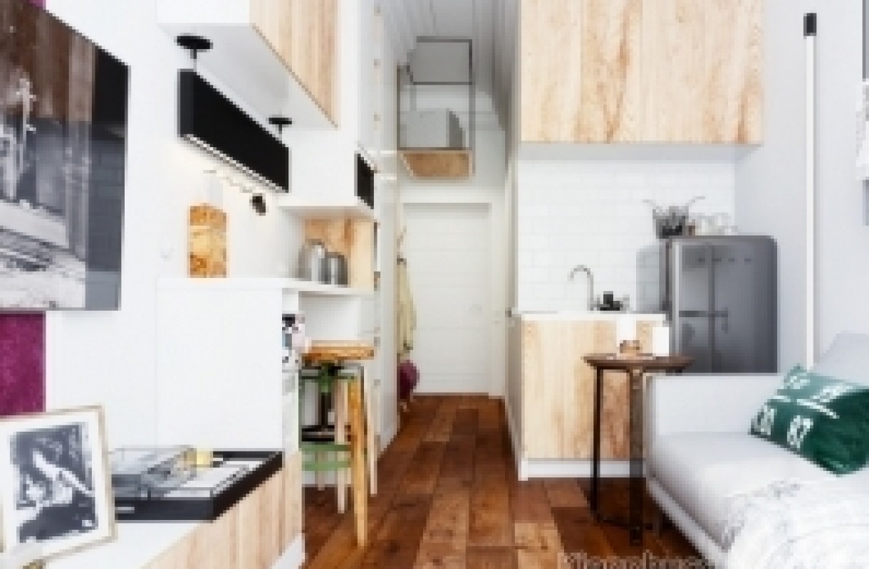 Thực hiện thiết kế nội thất căn hộ chung cư 30m2