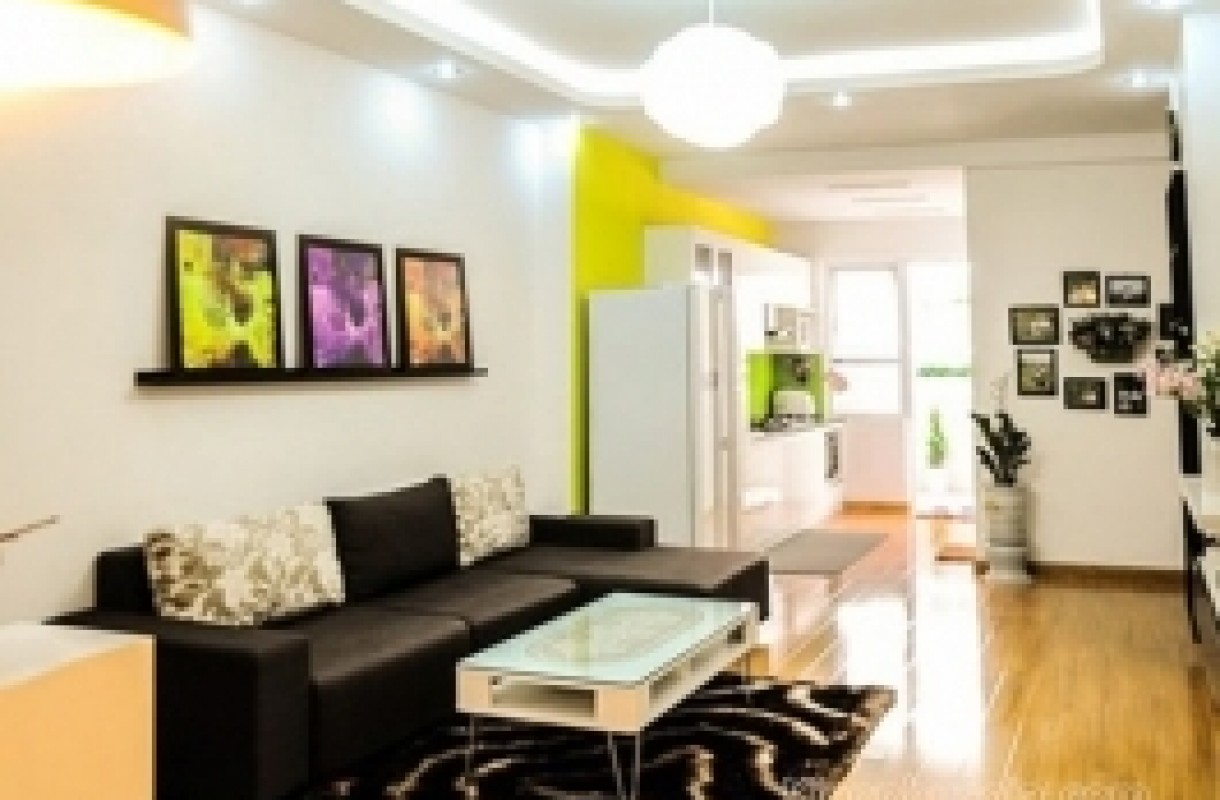 Thiết kế nội thất căn hộ chung cư 56m2 đẹp cực chất