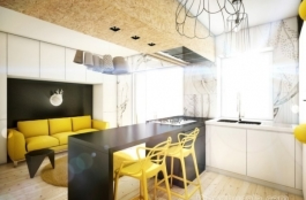 Thiết kế nội thất căn hộ chung cư 53m2 sang trọng
