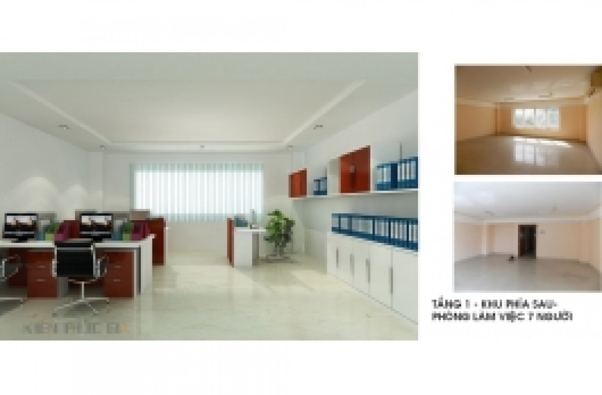 Thiết kế nội thất văn phòng Hoàng Quốc Việt - Nhà Bè