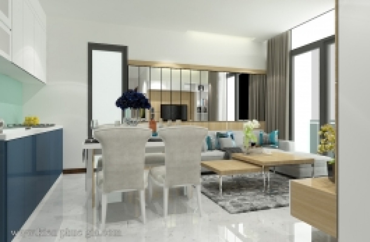 Thiết kế thi công căn hộ Vinhome central park 92 m2