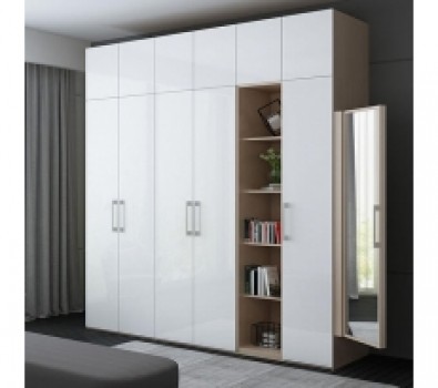 Tủ quần áo gỗ công nghiệp MDF kháng ẩm phủ verneer 