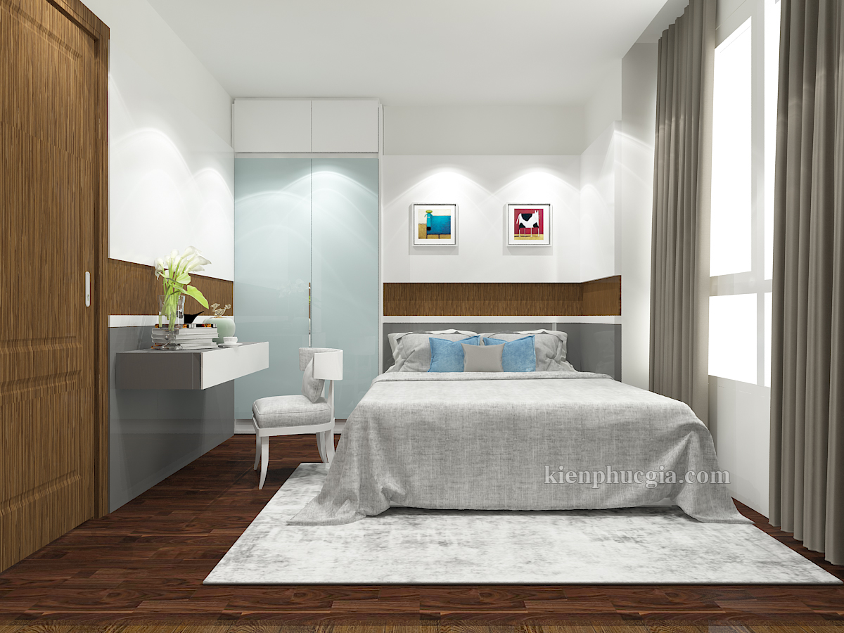 Thiết kế nội thất căn hộ cao cấp 2 phòng ngủ ảnh 7