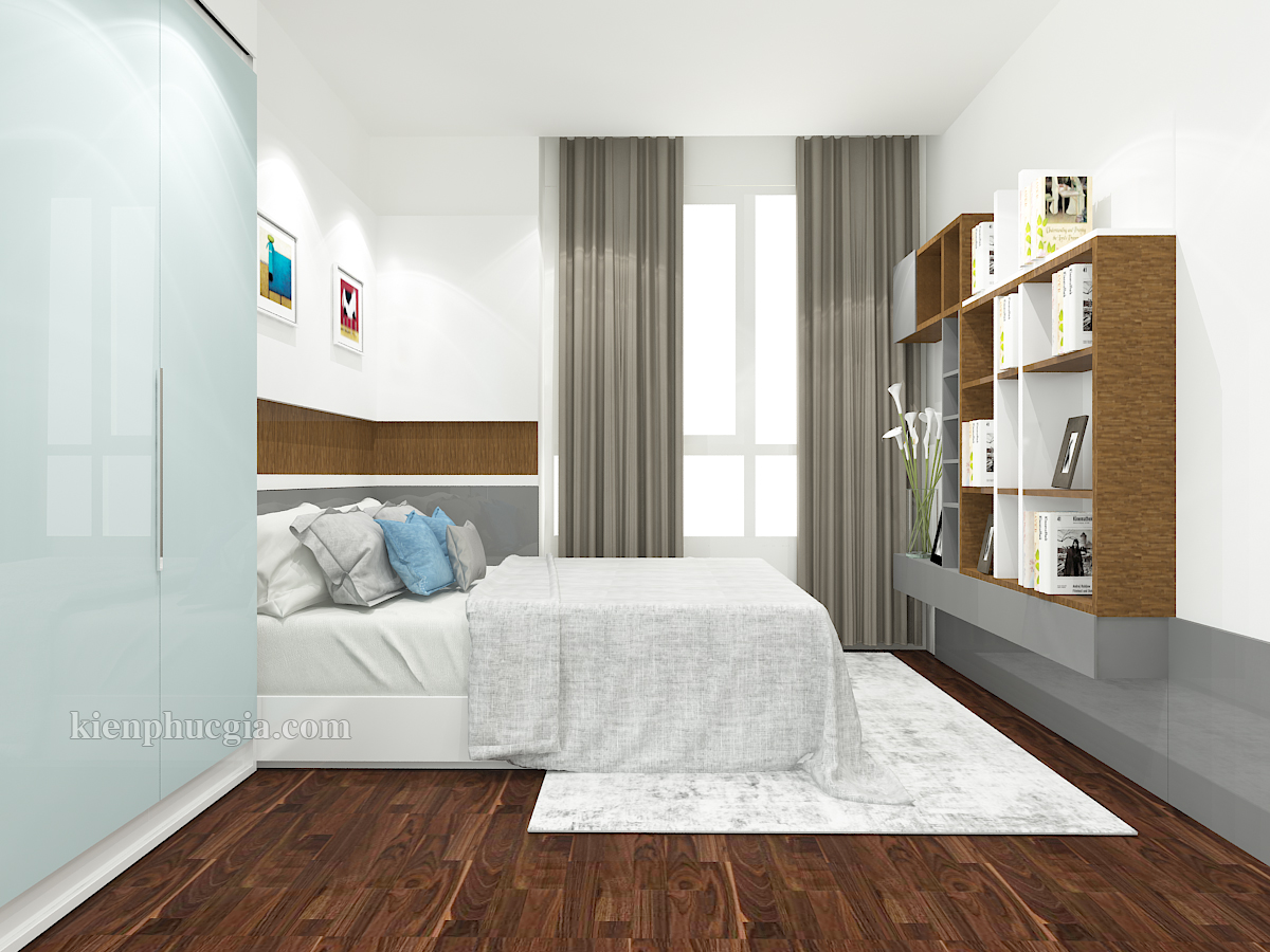 Thiết kế nội thất căn hộ cao cấp 2 phòng ngủ ảnh 8