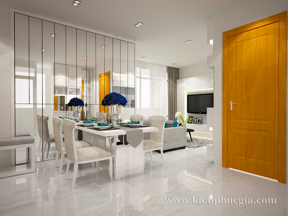 ​Đơn giản tinh tế với mẫu thiết kế nội thất căn hộ 2 phòng ngủ ở Him Lam Chợ Lớn ảnh 5