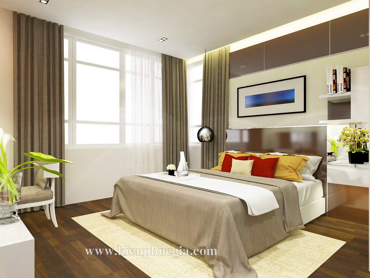 Nét hiện đại của mẫu thiết kế nội thất căn hộ Himlam Chợ Lớn ảnh 5