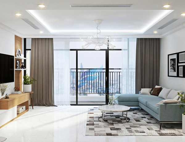 Thiết kế nội thất căn hộ Vinhomes Central Park Mẫu số 1