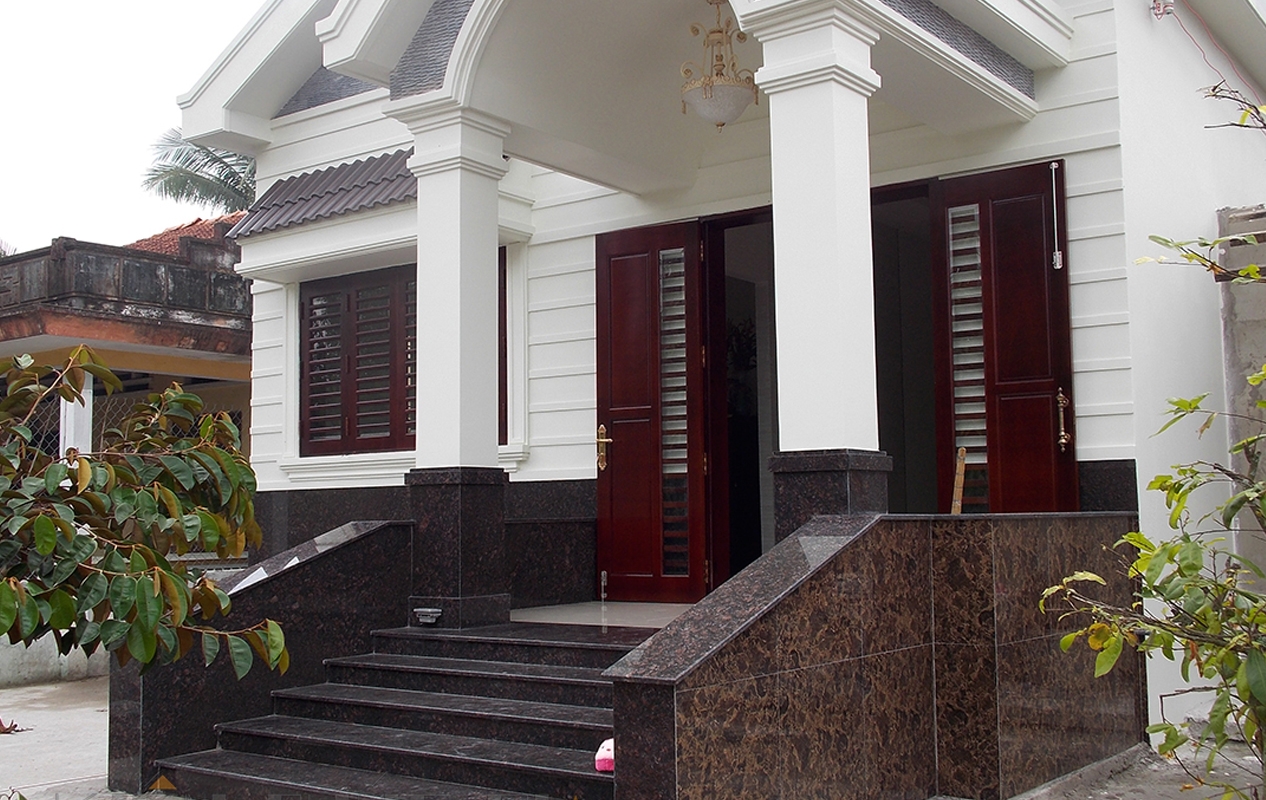 Thi công xây dựng nhà cấp 4 của anh Ẩn ở Long An