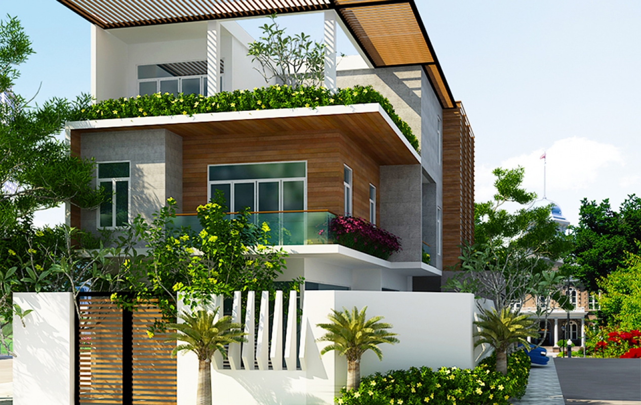 Thiết Kế Nhà Phố - nhà cô Ánh - Vũng Tàu