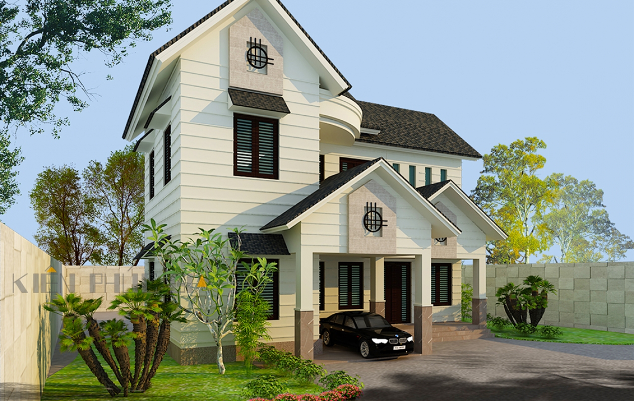 Thiết Kế Nhà Phố - nhà cô Tuyết- Long An