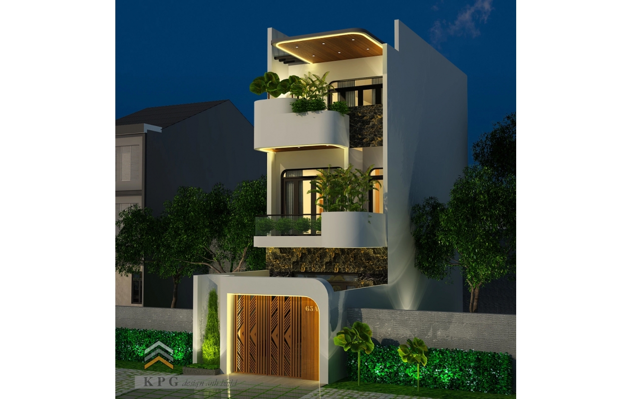 Nhà Phố Phong Cách Wabisabi