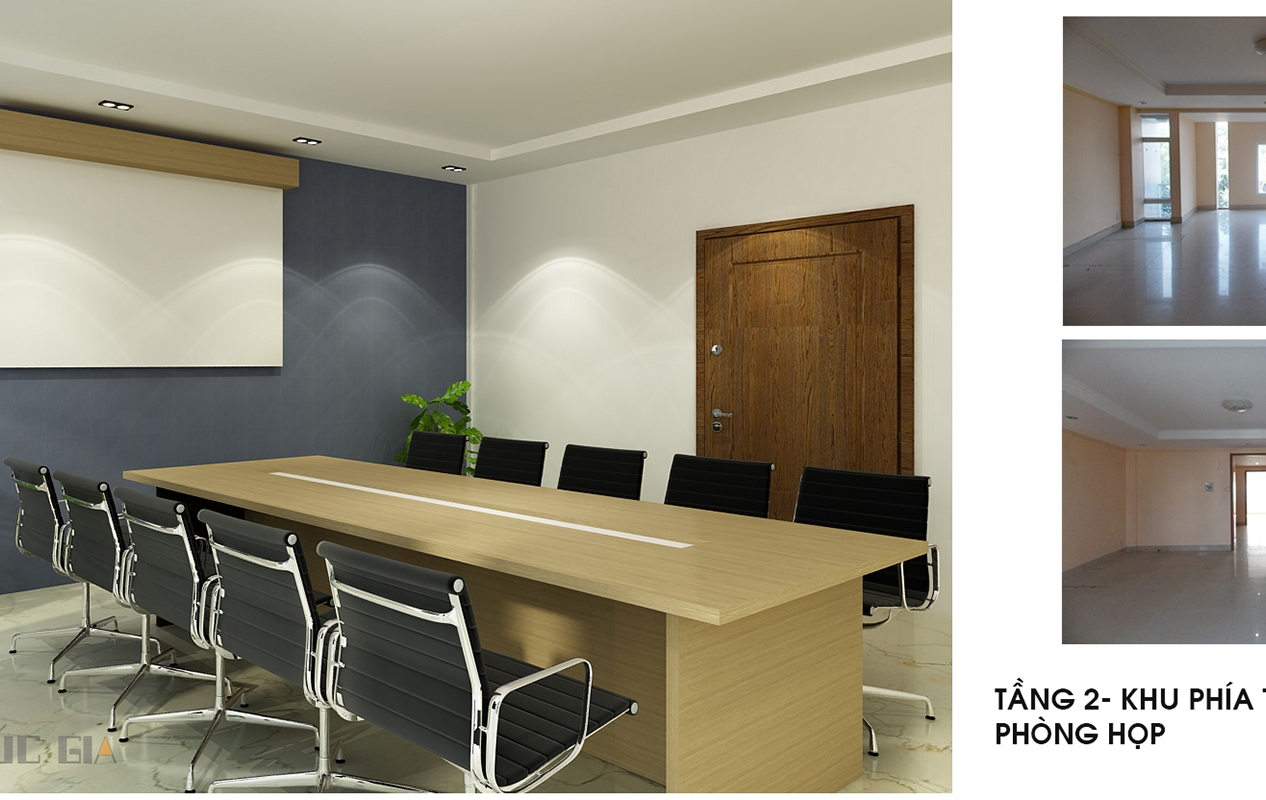 Thiết kế nội thất văn phòng Hoàng Quốc Việt - Nhà Bè