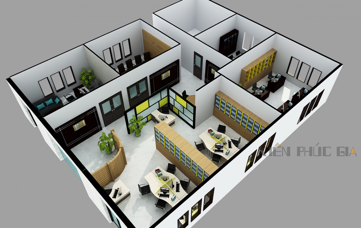 Thiết kế nội thất văn phòng Thiên Hà SEAFOOD